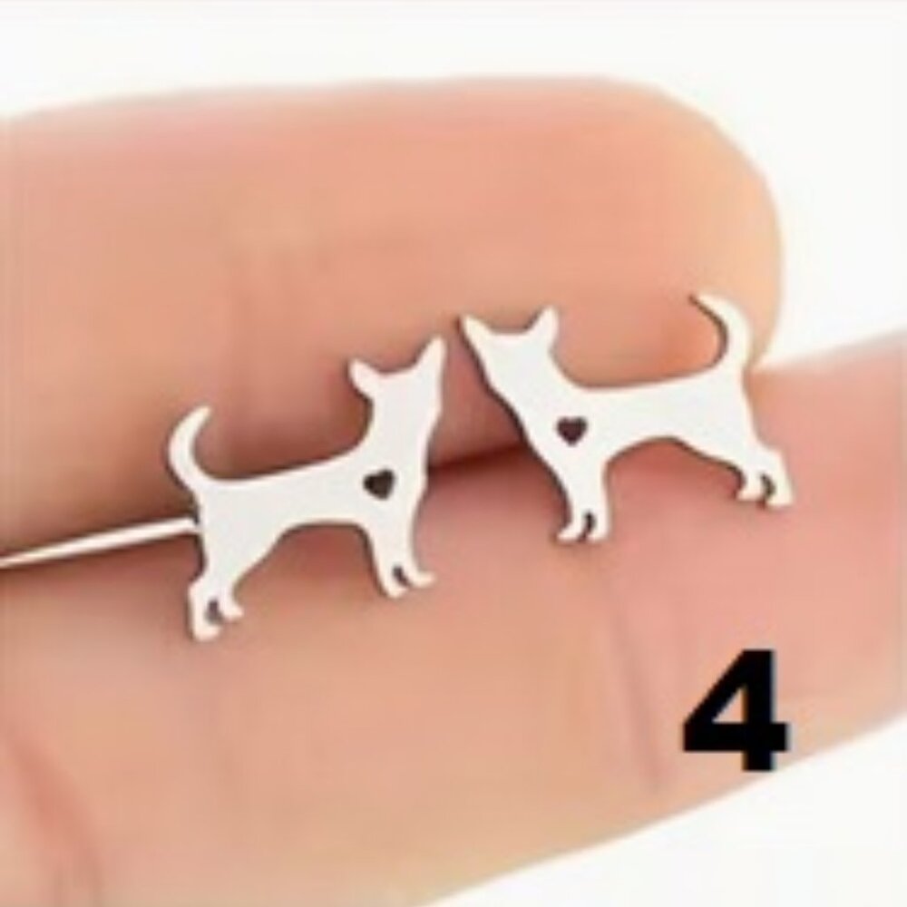 Purr-fectly Cute - Choice - Stainless Steel Post Earrings - Picture 5 of 9